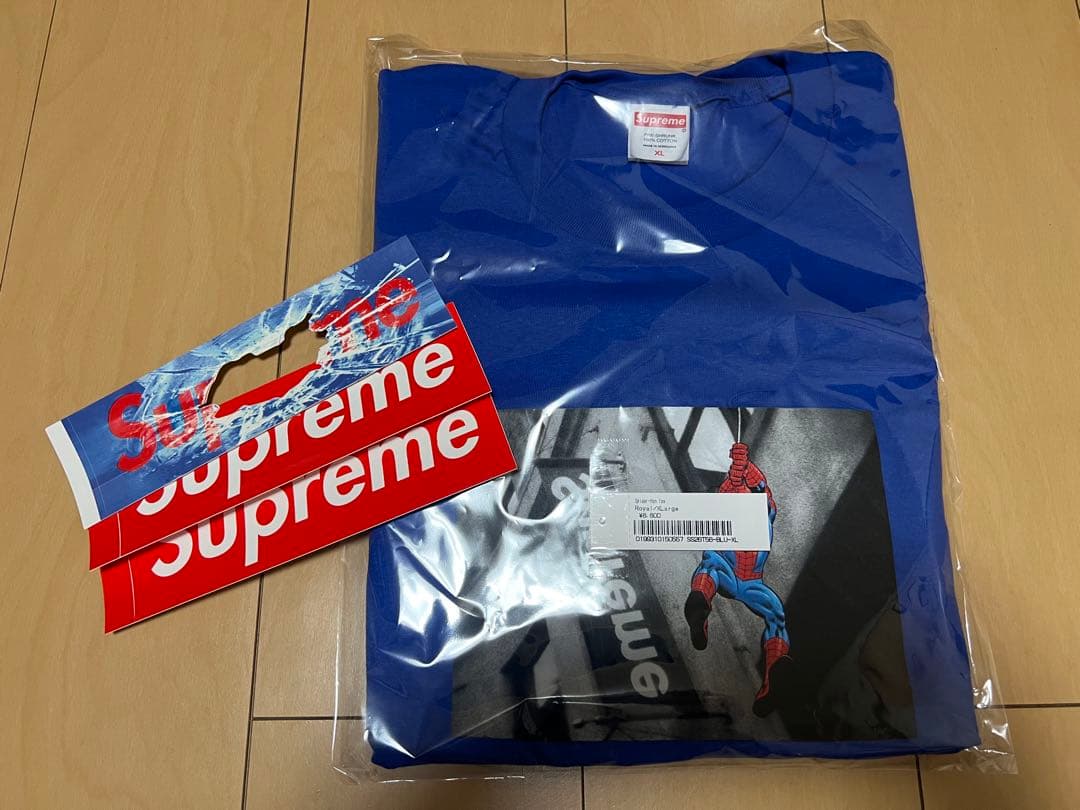XL Supreme Spider-Man Tee  ブルー Tシャツ