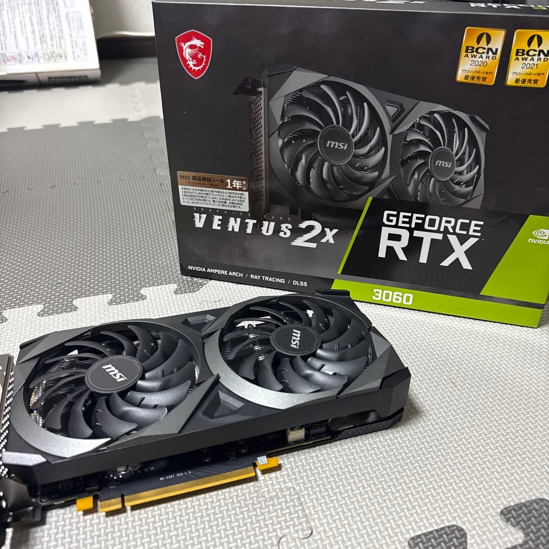MSI GeForce RTX3060 12GB VENTUS 2X 状態良好