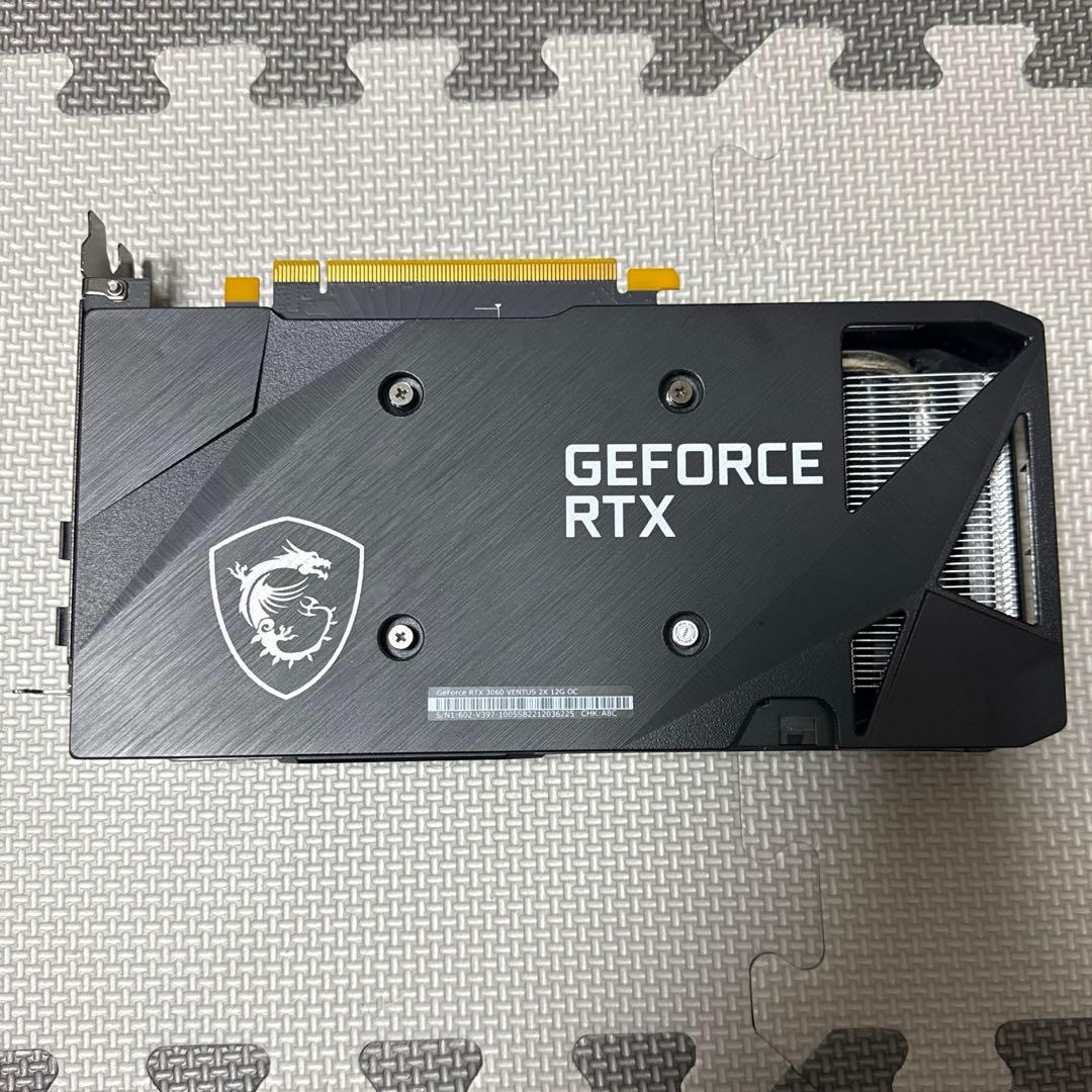 MSI GeForce RTX3060 12GB VENTUS 2X 状態良好