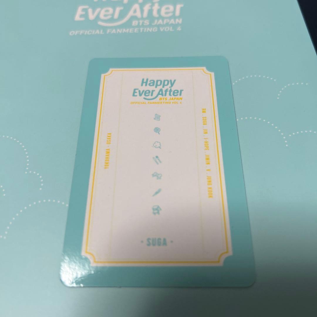 BTS Happy Ever After ハピエバ DVD トレカ付き　ユンギ