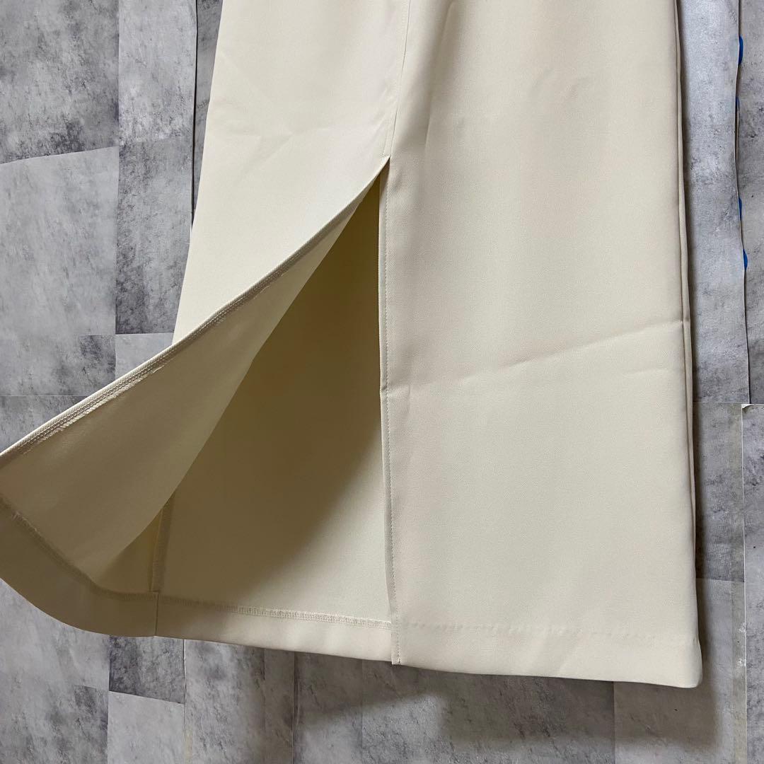 【CAPRICIEUX LE'MAGE】マキシIラインスカート 新品 エクリュ