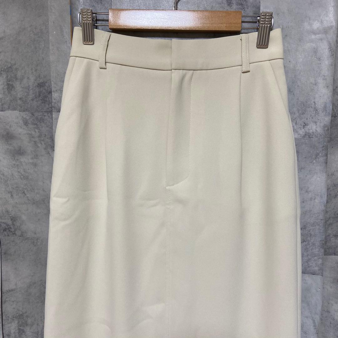 【CAPRICIEUX LE'MAGE】マキシIラインスカート 新品 エクリュ