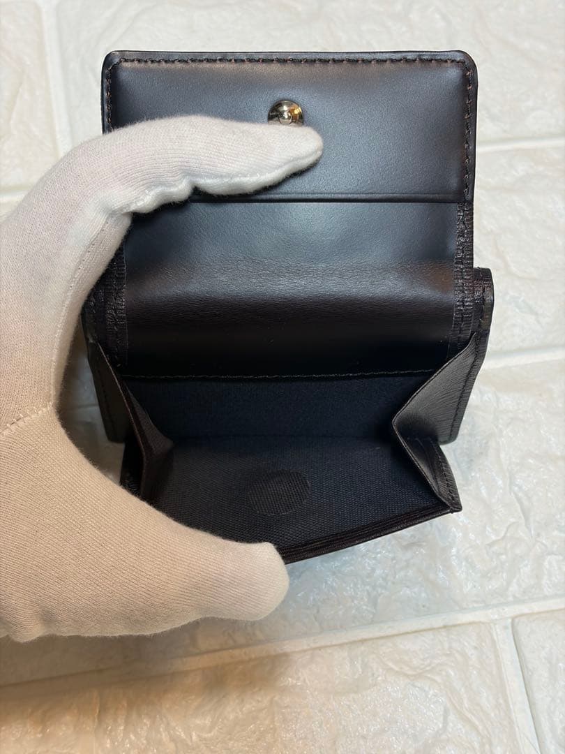 (美品)Vivienne Westwood 3つ折り財布 ビッグオーブ グリーン