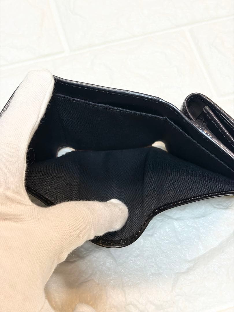 (美品)Vivienne Westwood 3つ折り財布 ビッグオーブ グリーン