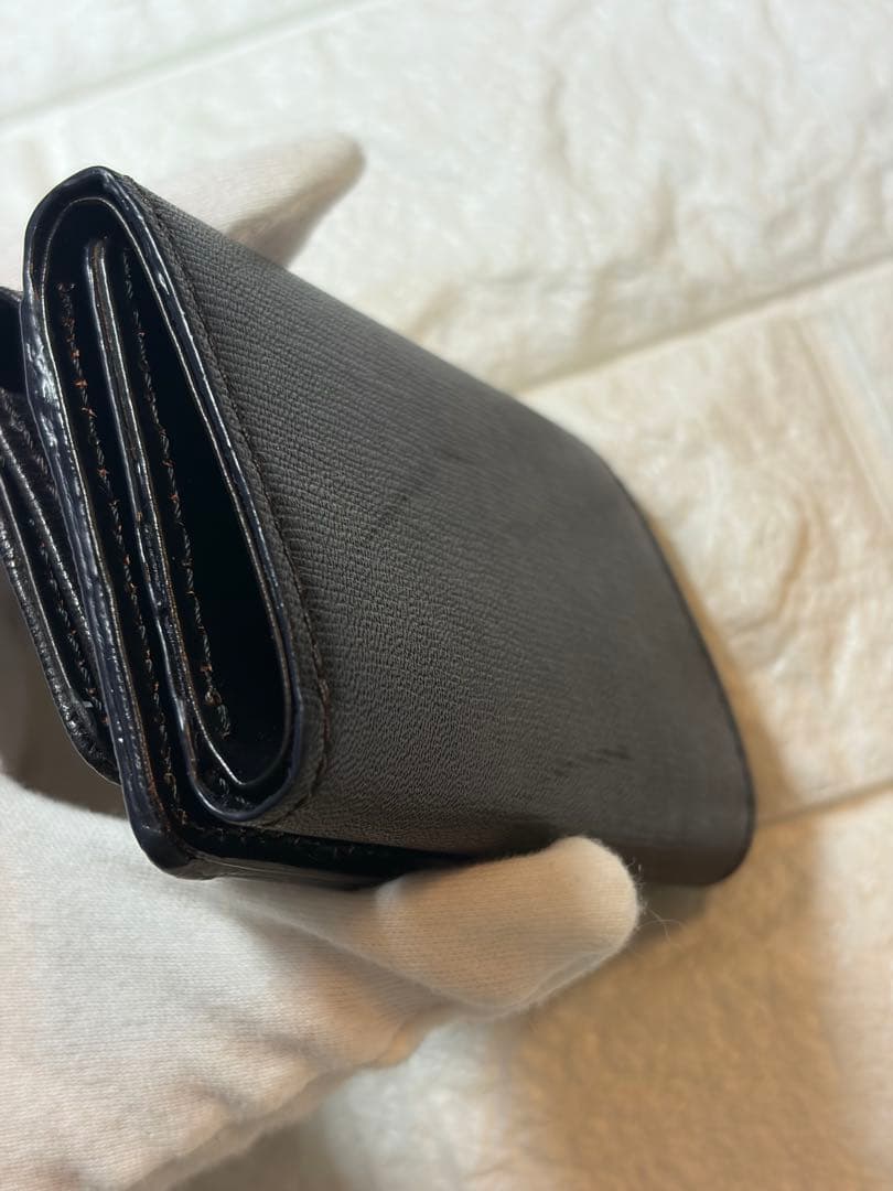 (美品)Vivienne Westwood 3つ折り財布 ビッグオーブ グリーン