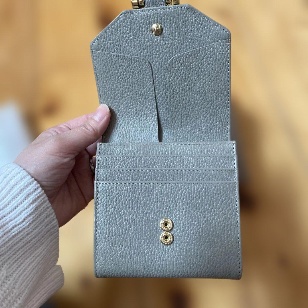 ATAO グレー 二つ折り財布