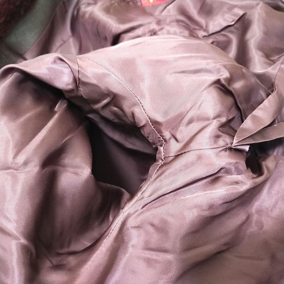 ✨️極美品✨Partina レザーコート　ブラウン　リアルファー