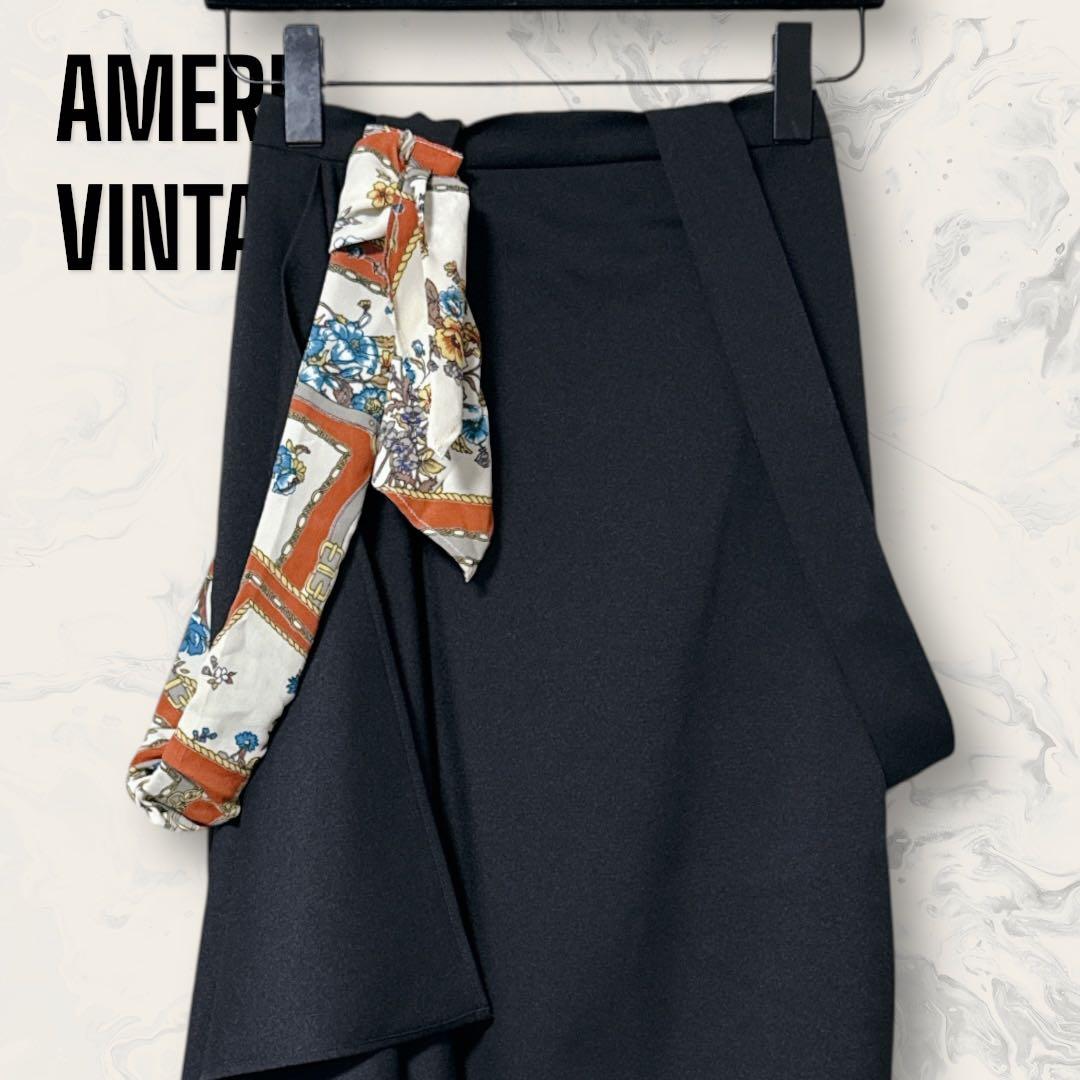 【未使用】AMERI VINTAGE スカーフ ショルダー ドーティ スカート
