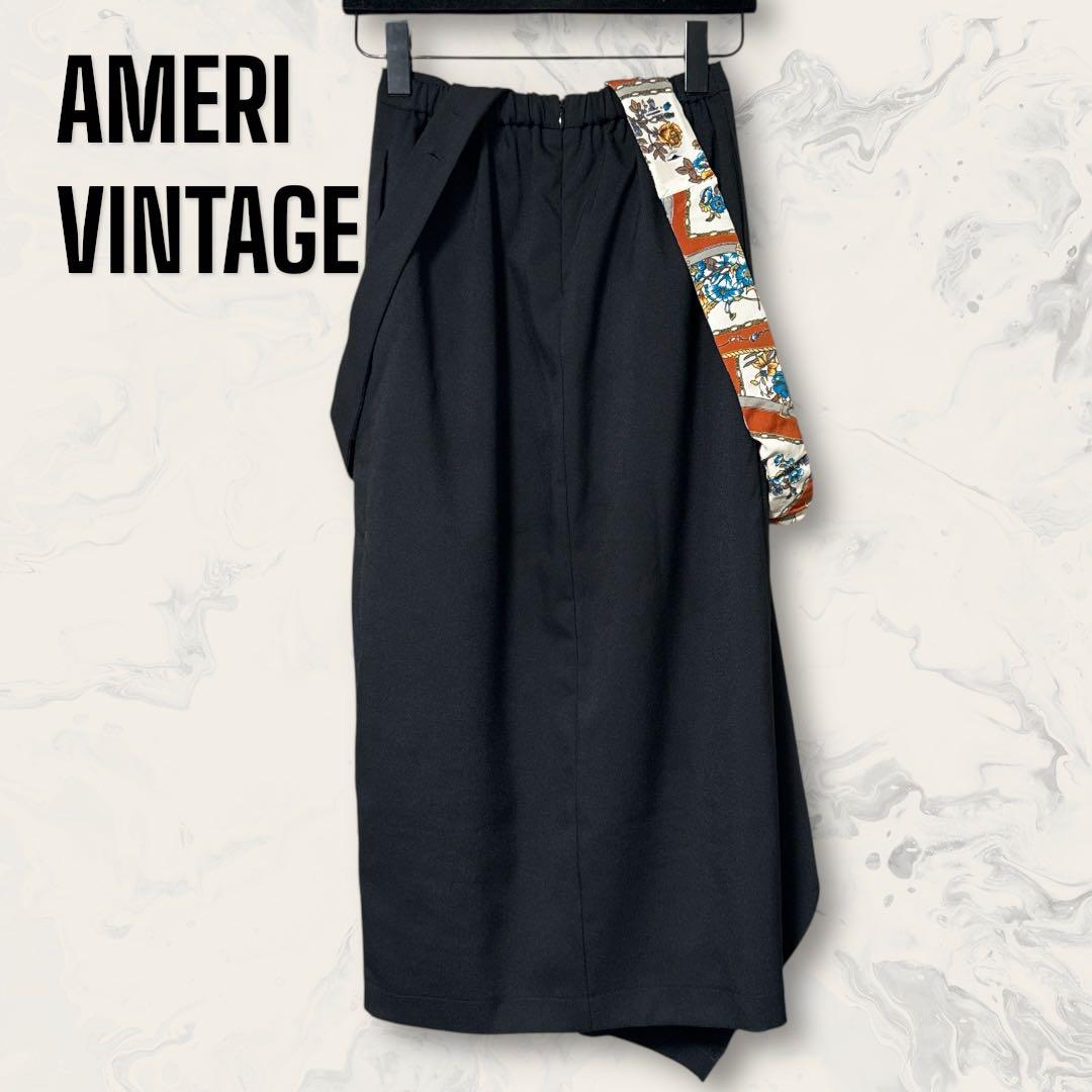【未使用】AMERI VINTAGE スカーフ ショルダー ドーティ スカート