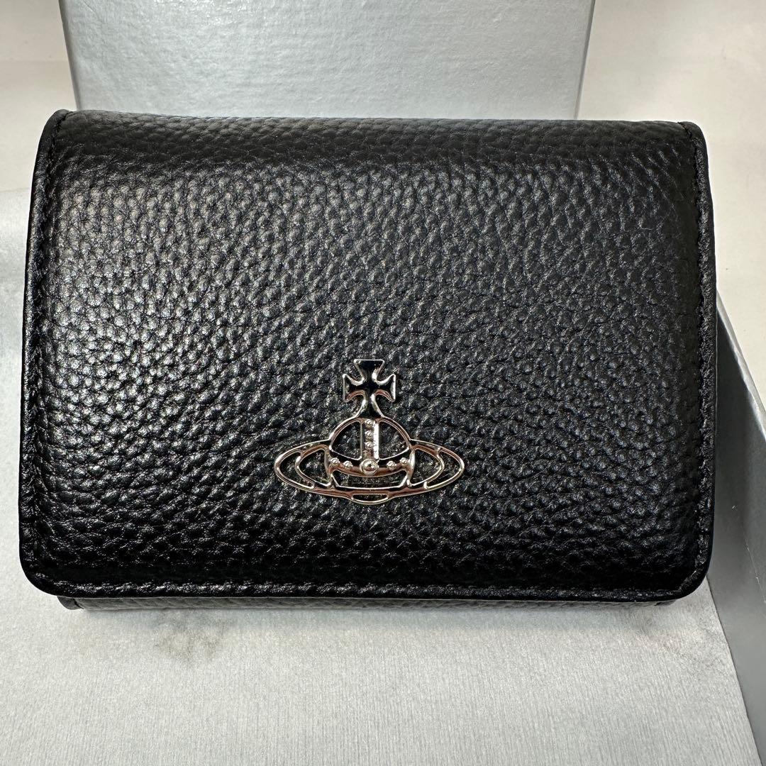 【希少！新品】Vivienne Westwood 三つ折り財布 ブラック 黒