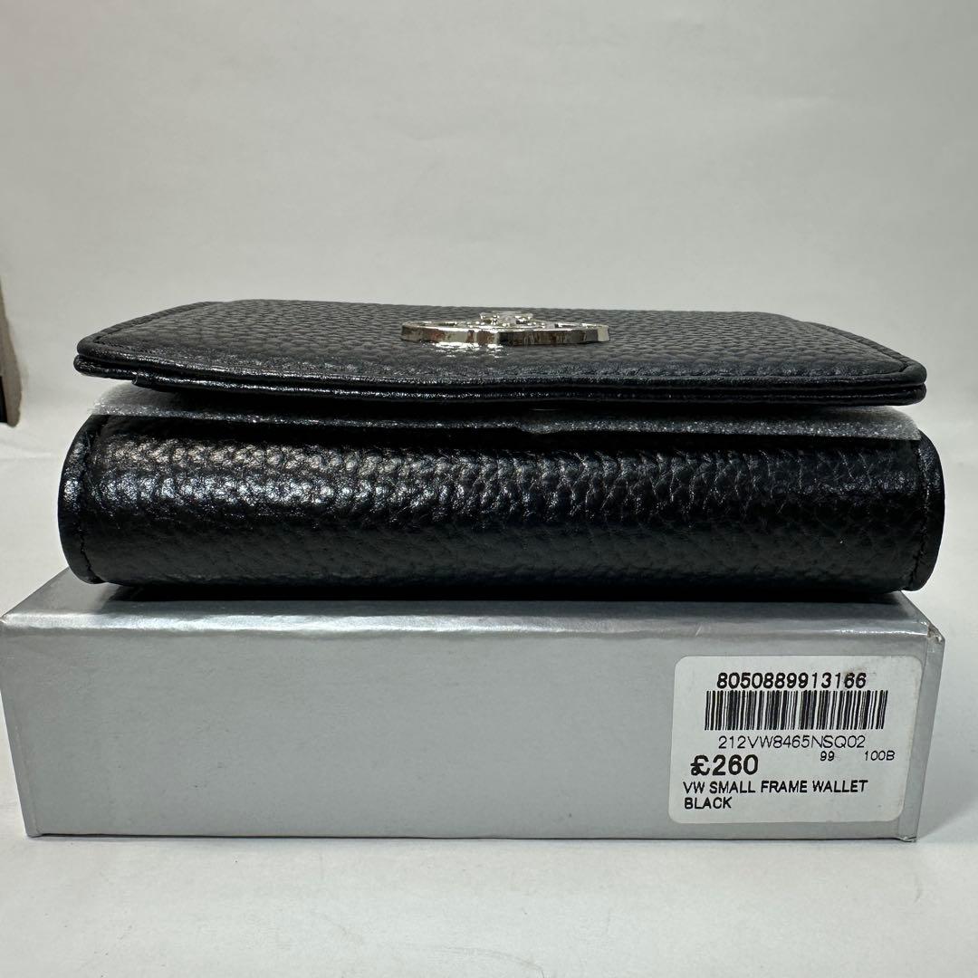 【希少！新品】Vivienne Westwood 三つ折り財布 ブラック 黒