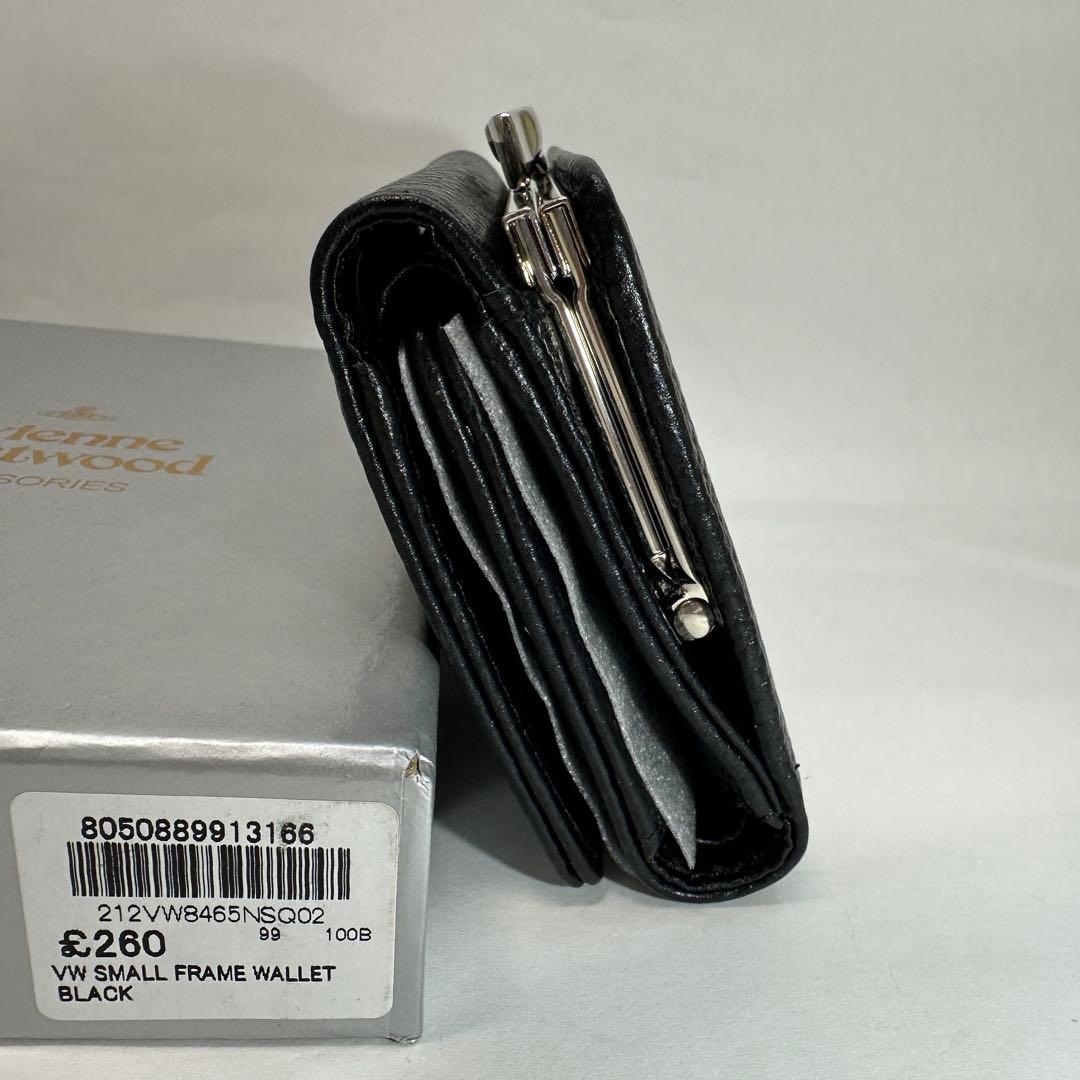 【希少！新品】Vivienne Westwood 三つ折り財布 ブラック 黒