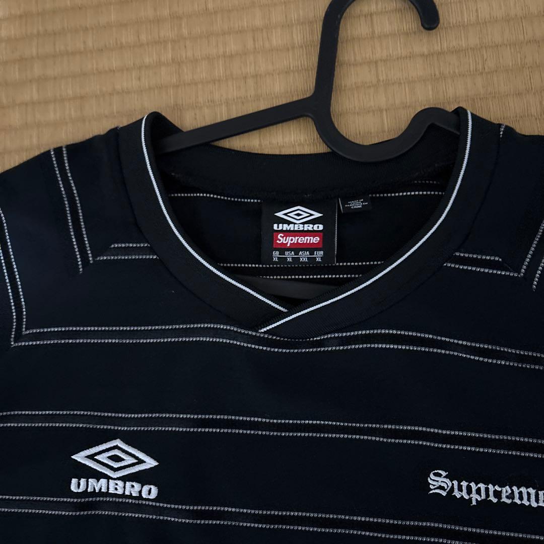 Supreme UMBRO ストライプ Tシャツ