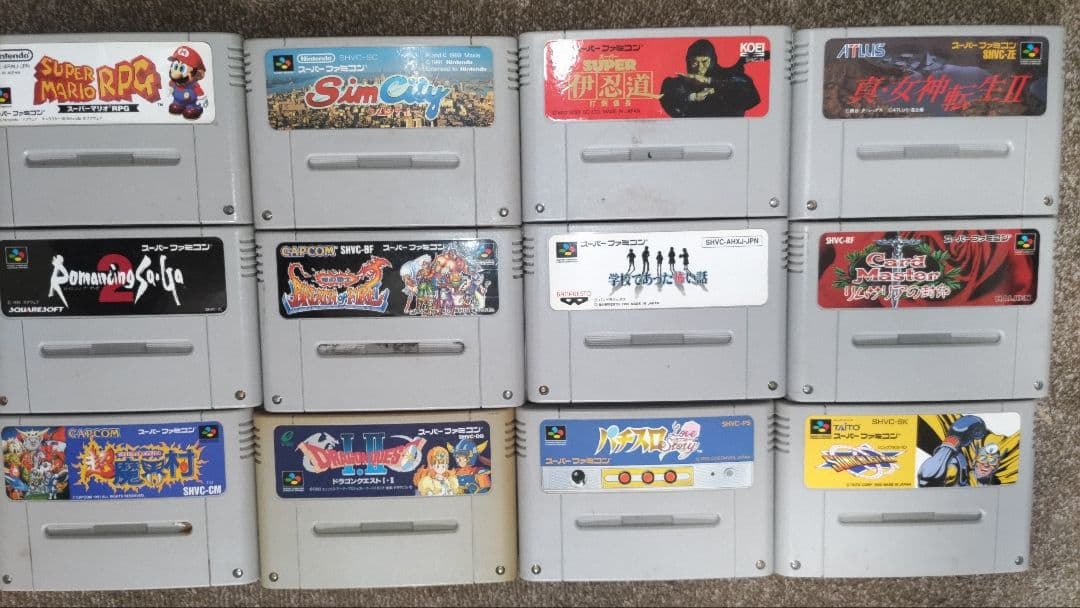 スーパーファミコン　まとめ売り　スーファミ　ソフト　家庭ゲーム