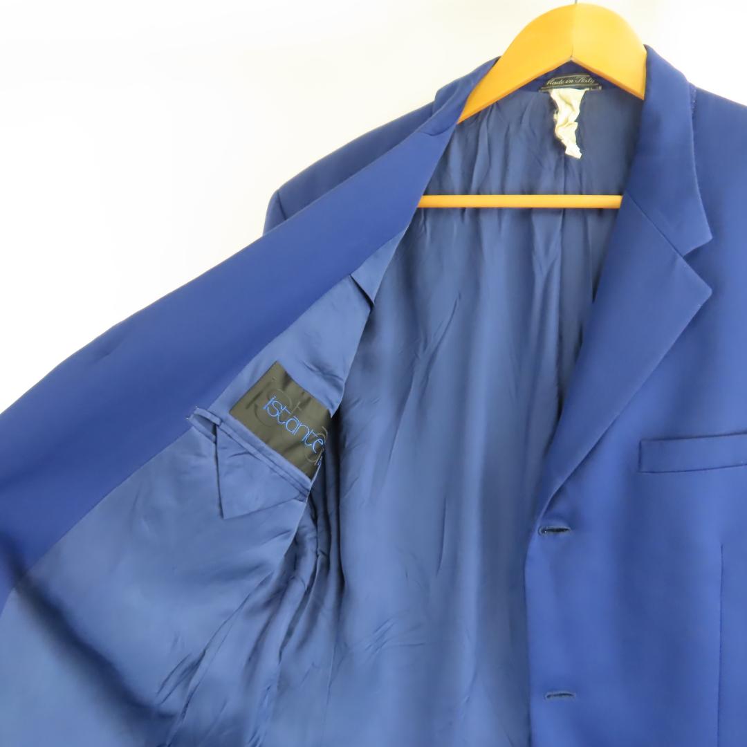 VINTAGE イタリア製 istante VERSACE ジャケット 48 青