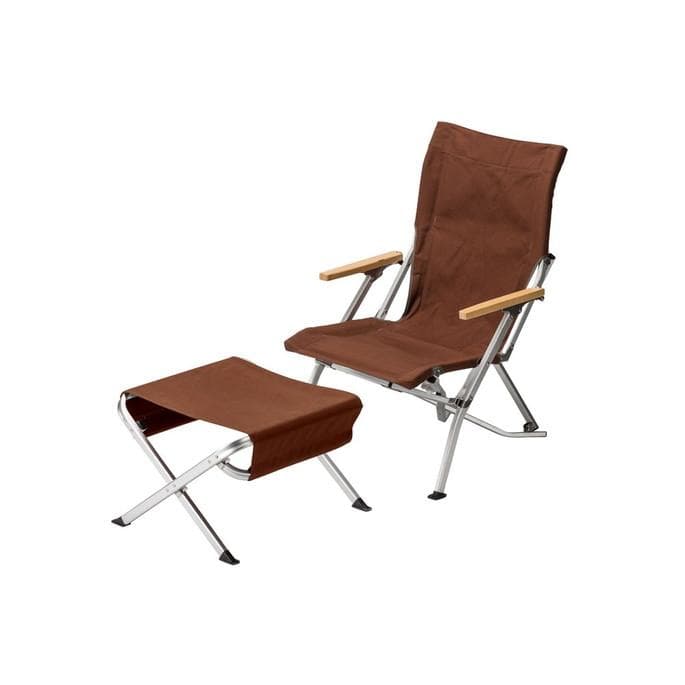 ●スノーピーク● 2脚セット ローチェア オットマン カーキ LV-103 薪置