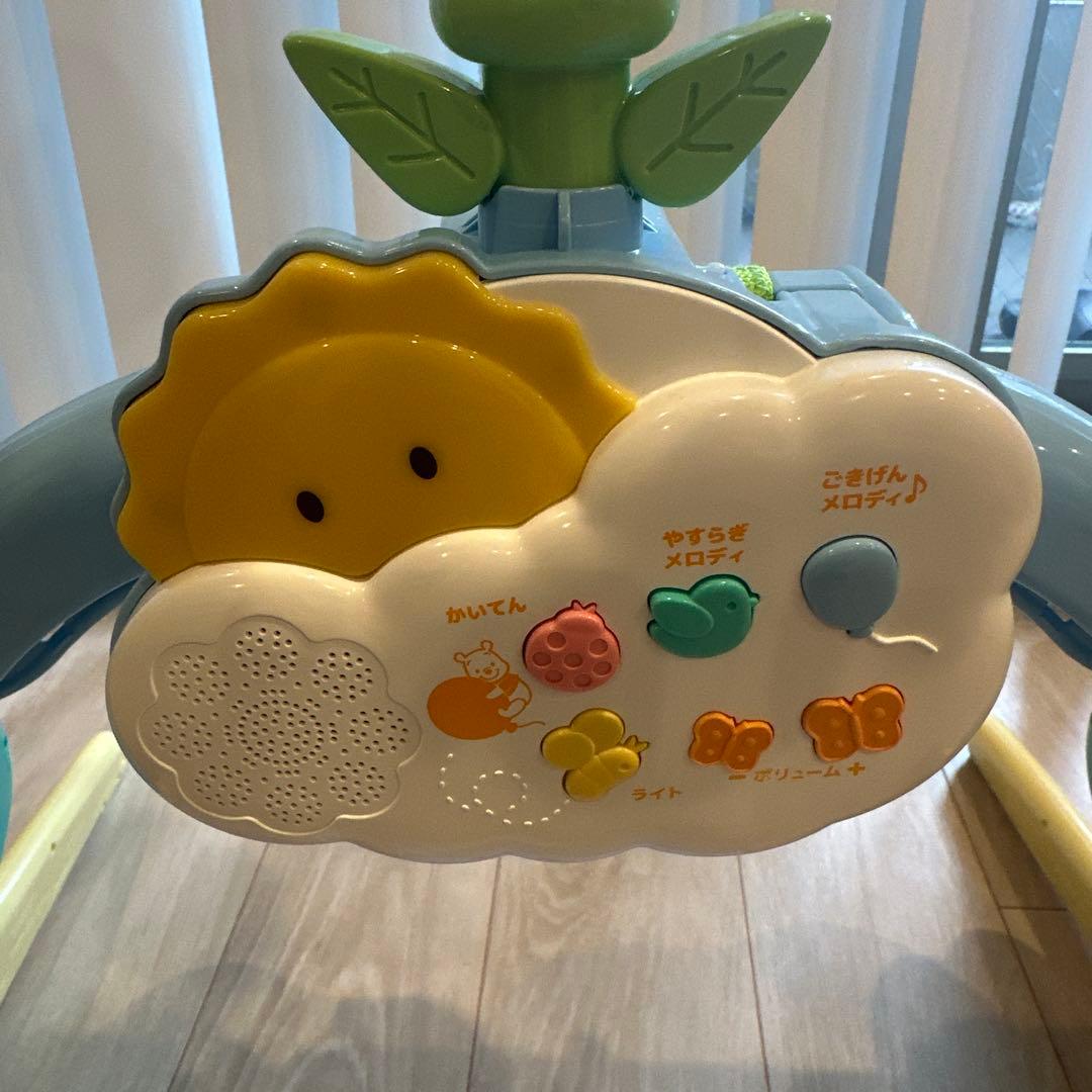 【極美品】くまのプーさん 6WAYジムにへんしんメリー
