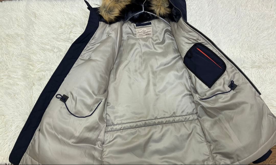 【AVIREX】GT-10 SPACE WALK 限定 N-3B 紺sizeXL