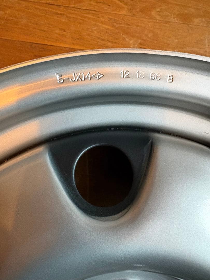 極上品 CR-X EF7 1.6Si 純正ホイール 14インチセンターキャップ付