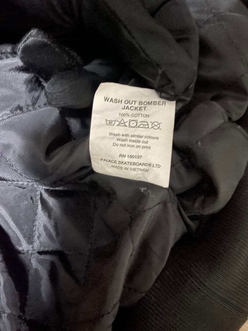 ジャケット・アウター PALACE WASH OUT BOMBER JACKET