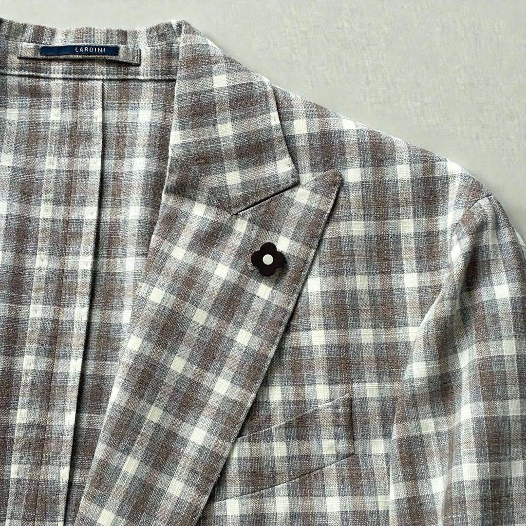 未使用級 LARDINI テーラードジャケット アンコン イタリア製 52
