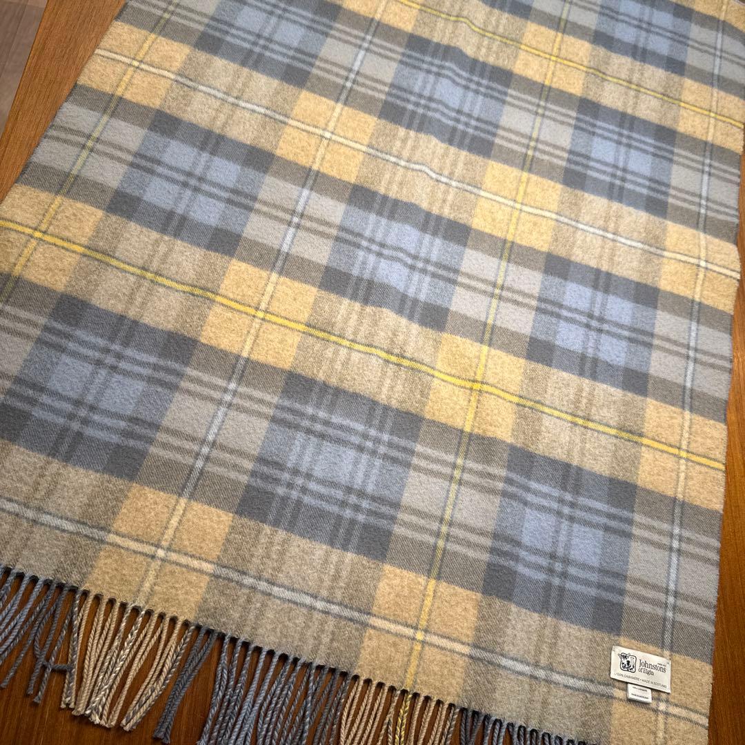 Johnstons of Elgin カシミヤマフラー ジョンストンズ