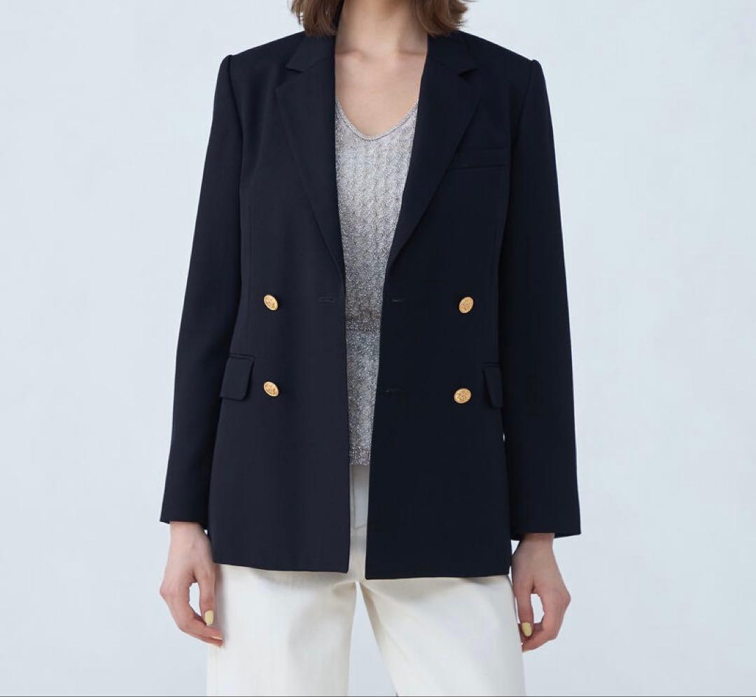 名品 MACPHEE ビンテージギャバジン ダブルブレストジャケット 36