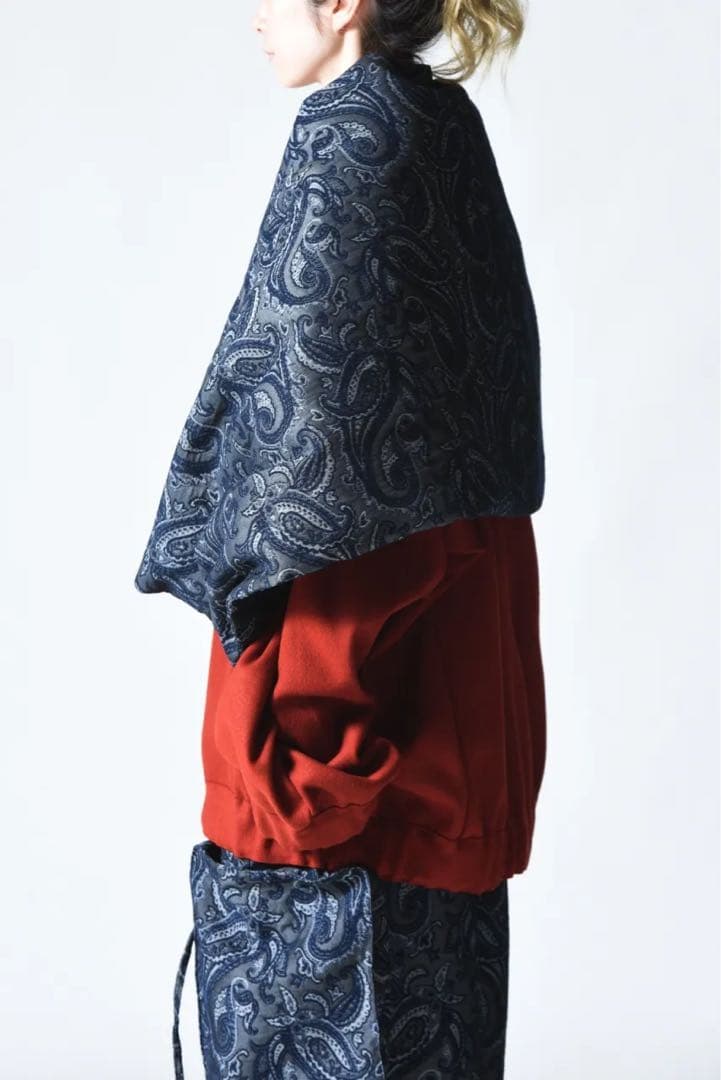 【23AW my beautiful landlet ジャガードダウンストール】