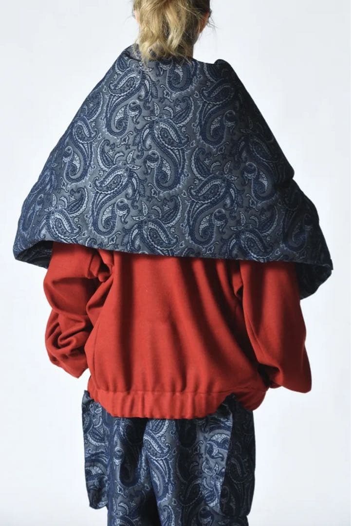 【23AW my beautiful landlet ジャガードダウンストール】