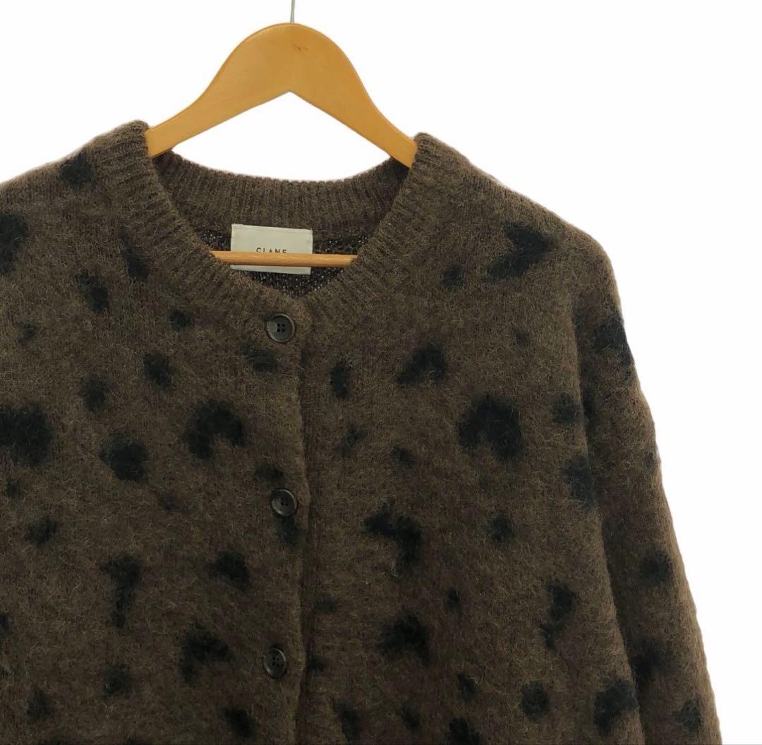 トップス CLANE MOHAIR LOOSE KNIT CARDIGAN