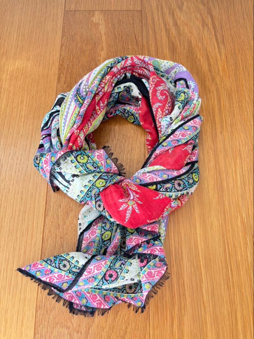 ETRO ペイズリー柄 スカーフ 箱無し