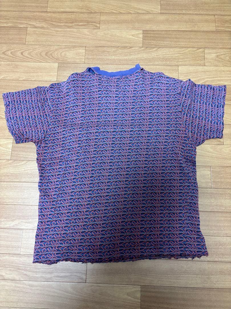 【最終値下げ】80's OLD Stussy初期　総柄tシャツ　ボロ　Mサイズ