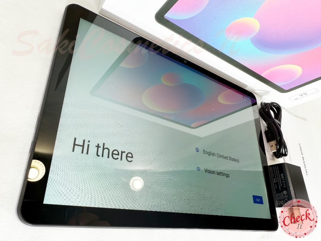 ✨最新版10インチタブレット✨ Tavoni♡V5 専用ケース＆専用保護フィルム
