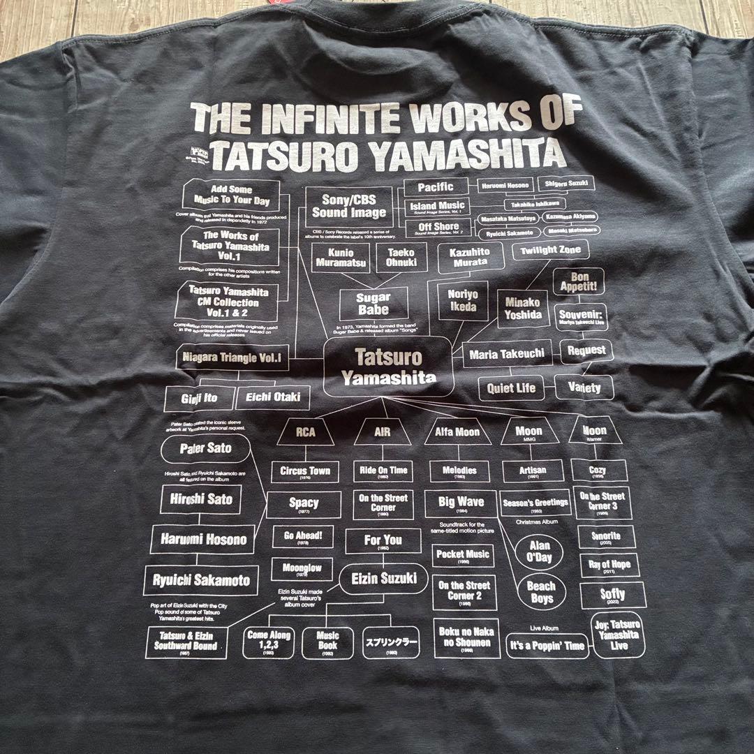 Pass The Peas 山下達郎 Tシャツ 黒