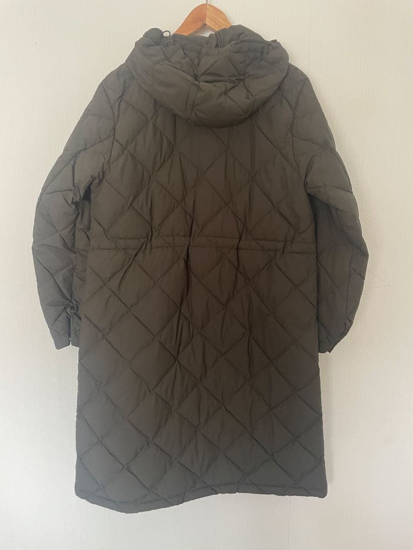 今期完売ユニクロ　パフテックロングコートリラックスフィット　Mオリーブ