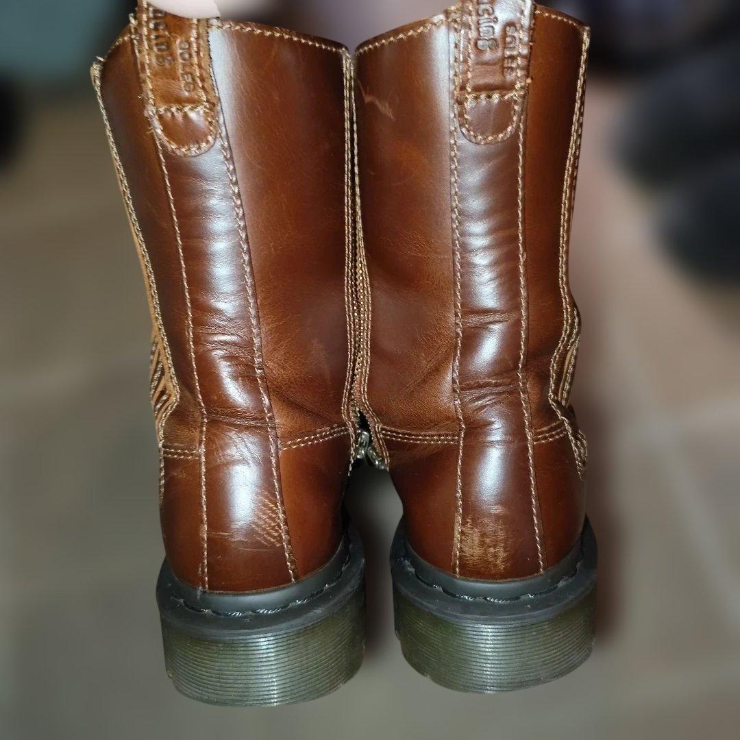 N*O様 Dr. Martens ブラウン Amaaya Lo レザー ブーツ