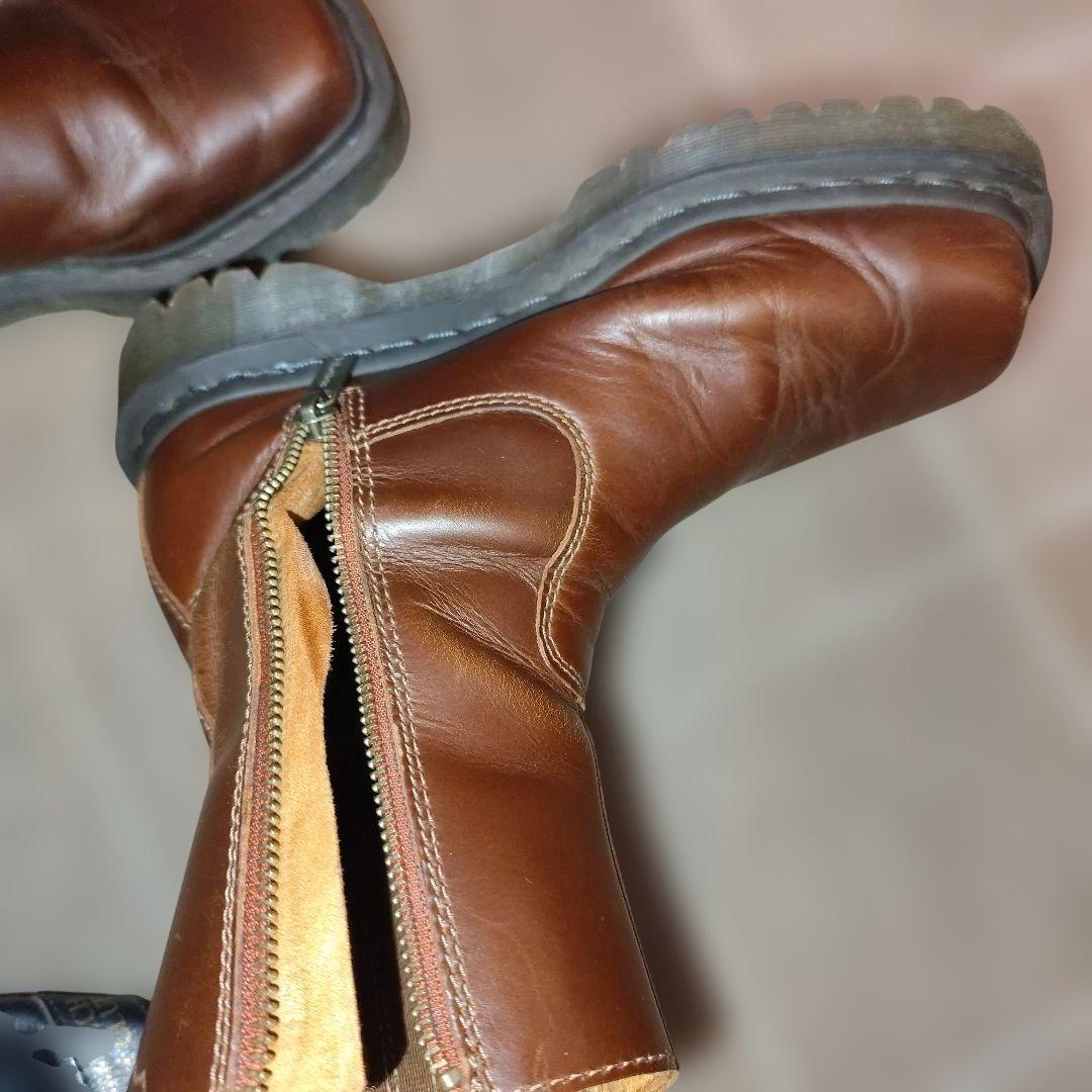 N*O様 Dr. Martens ブラウン Amaaya Lo レザー ブーツ