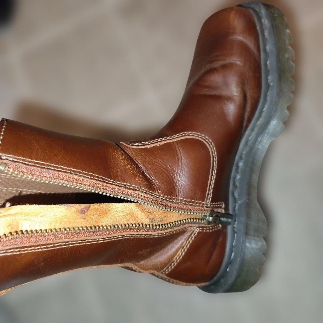 N*O様 Dr. Martens ブラウン Amaaya Lo レザー ブーツ