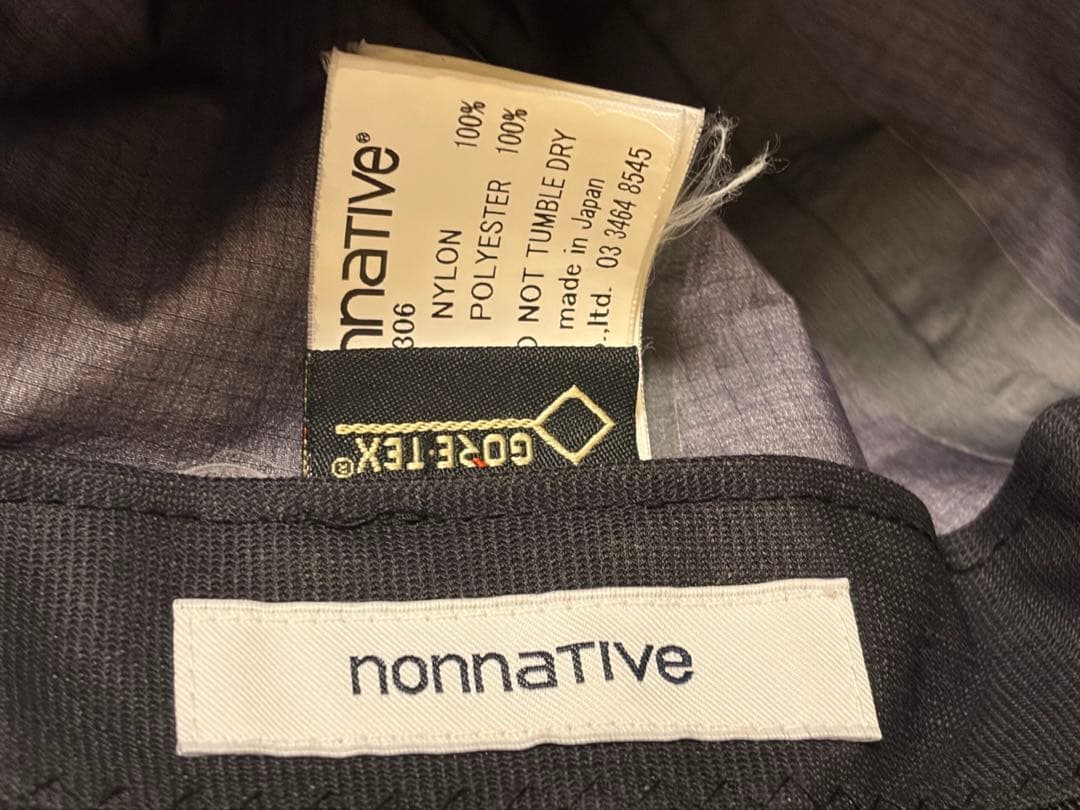 nonnative CARPENTER 6P CAP GORE-TEX 3L 黒