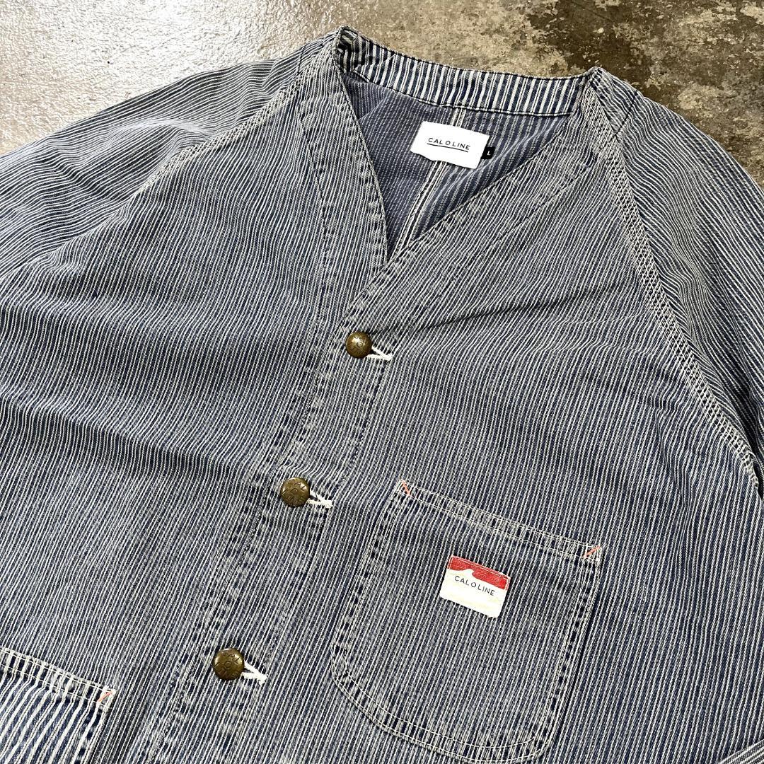 CAL O LINE Rococo別注 ヒッコリー エンジニアジャケット L