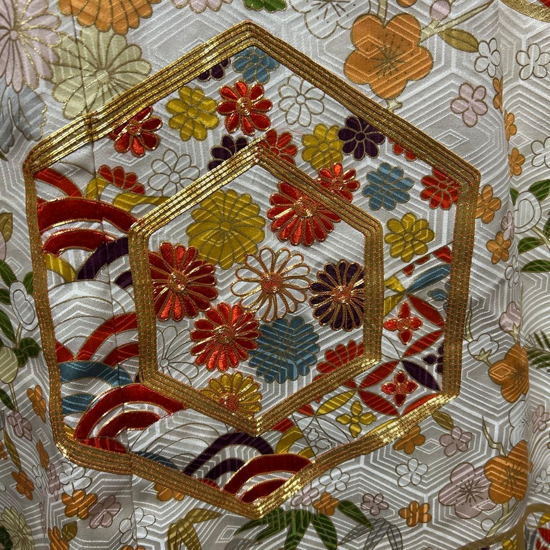 古典美×上質正絹　豪華フルセット 振袖＋ビーズバッグ　駒刺繍　金糸