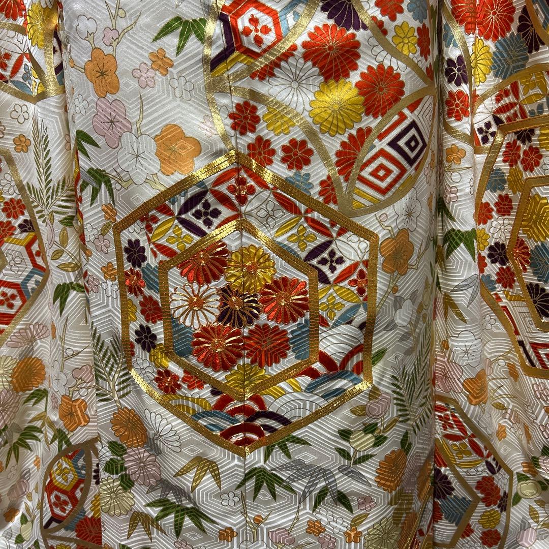 古典美×上質正絹　豪華フルセット 振袖＋ビーズバッグ　駒刺繍　金糸