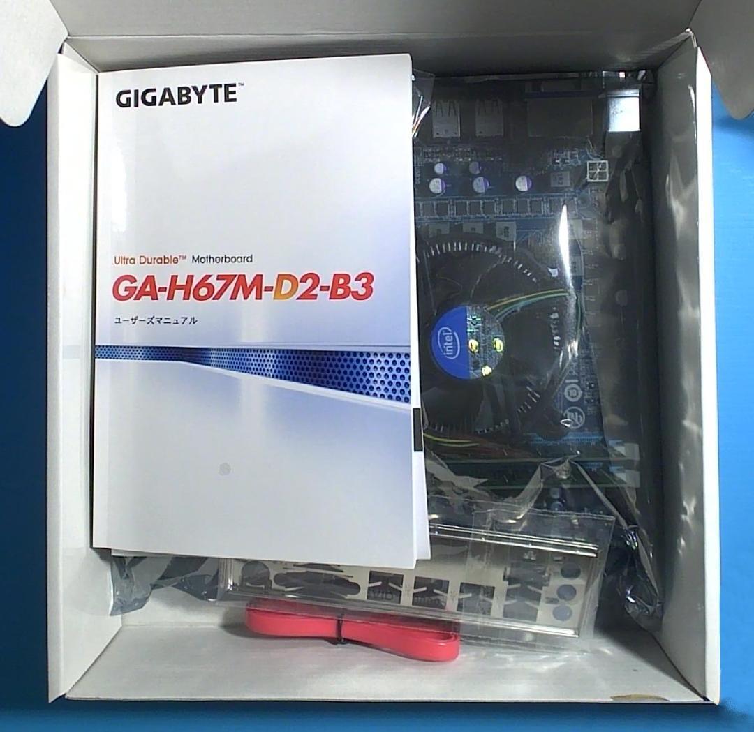 GA-H67M-D2-B3、CPU(i7-3770)、RAM8GBx2セット