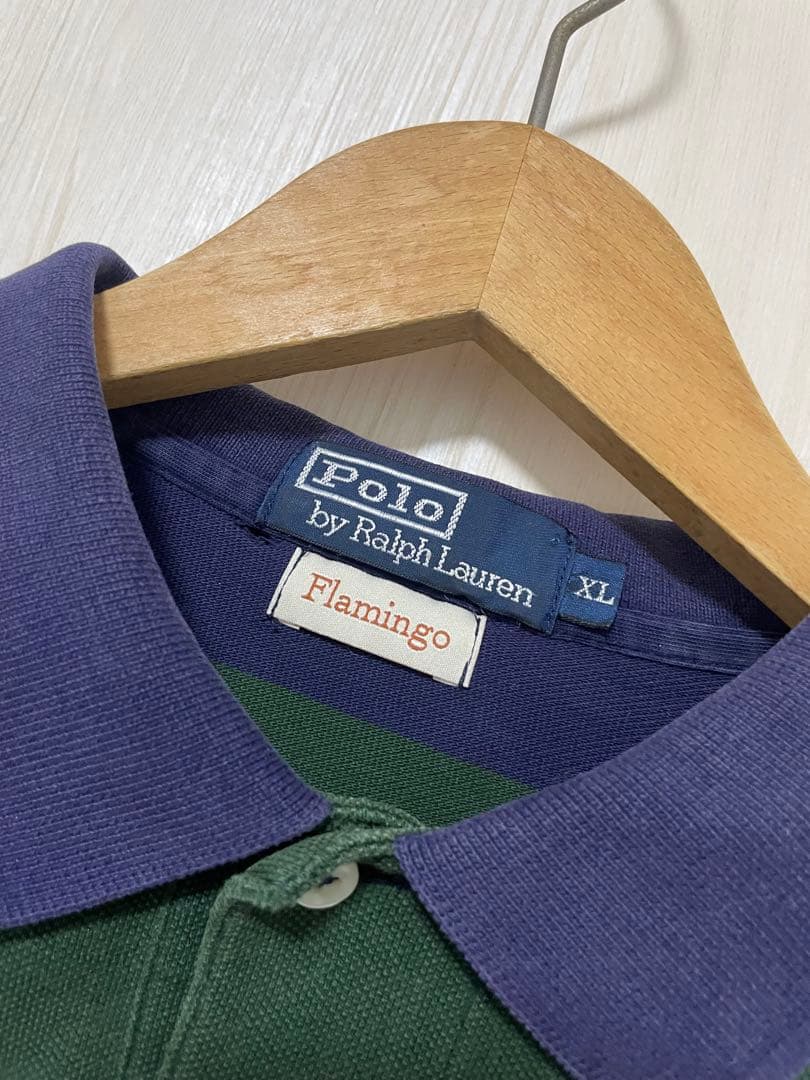 Ralph Laurenラルフローレン　リメイク　ポロシャツ　ラガーシャツ