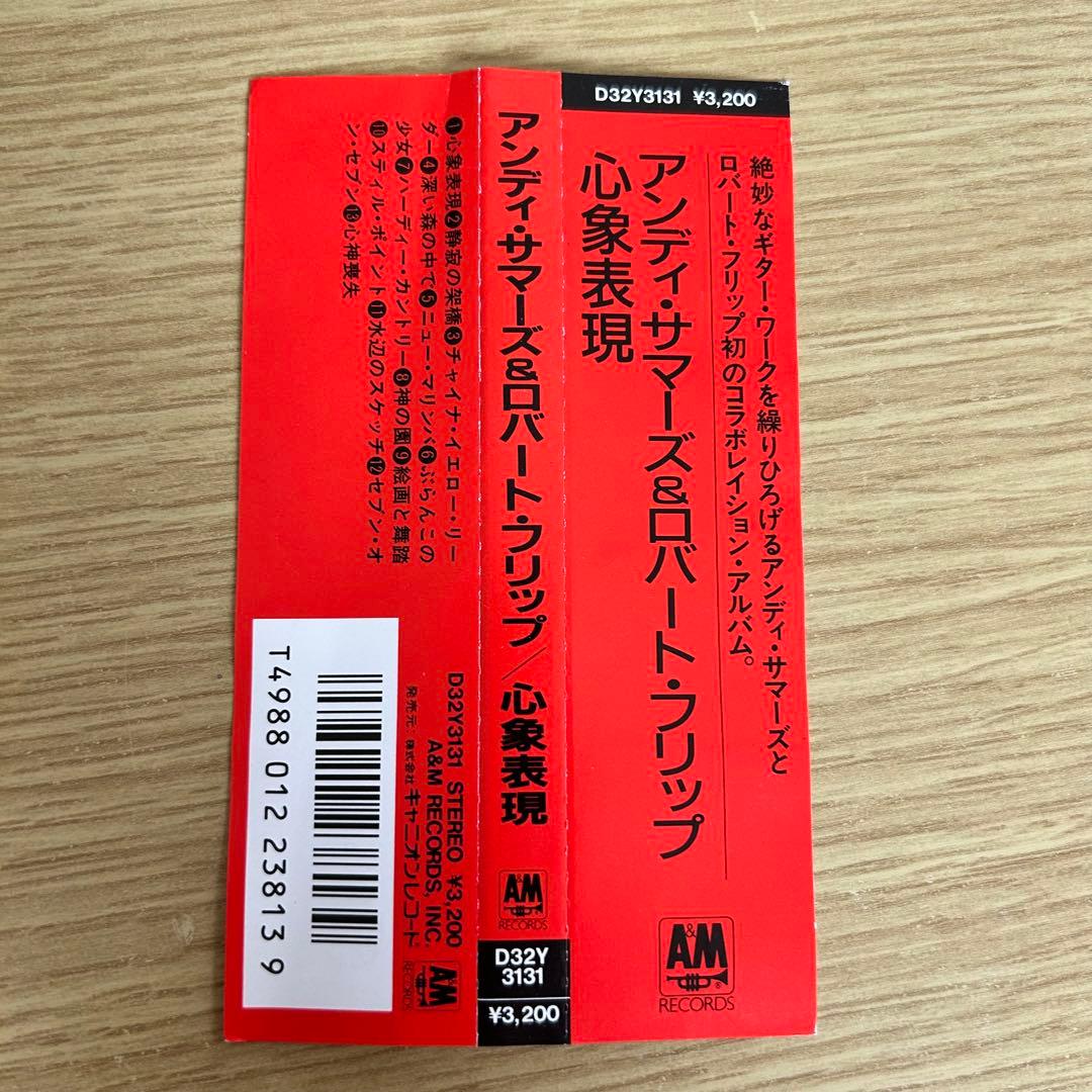 アンディ・サマーズ&ロバート・フリップ / 心象表現　日本盤帯付CD
