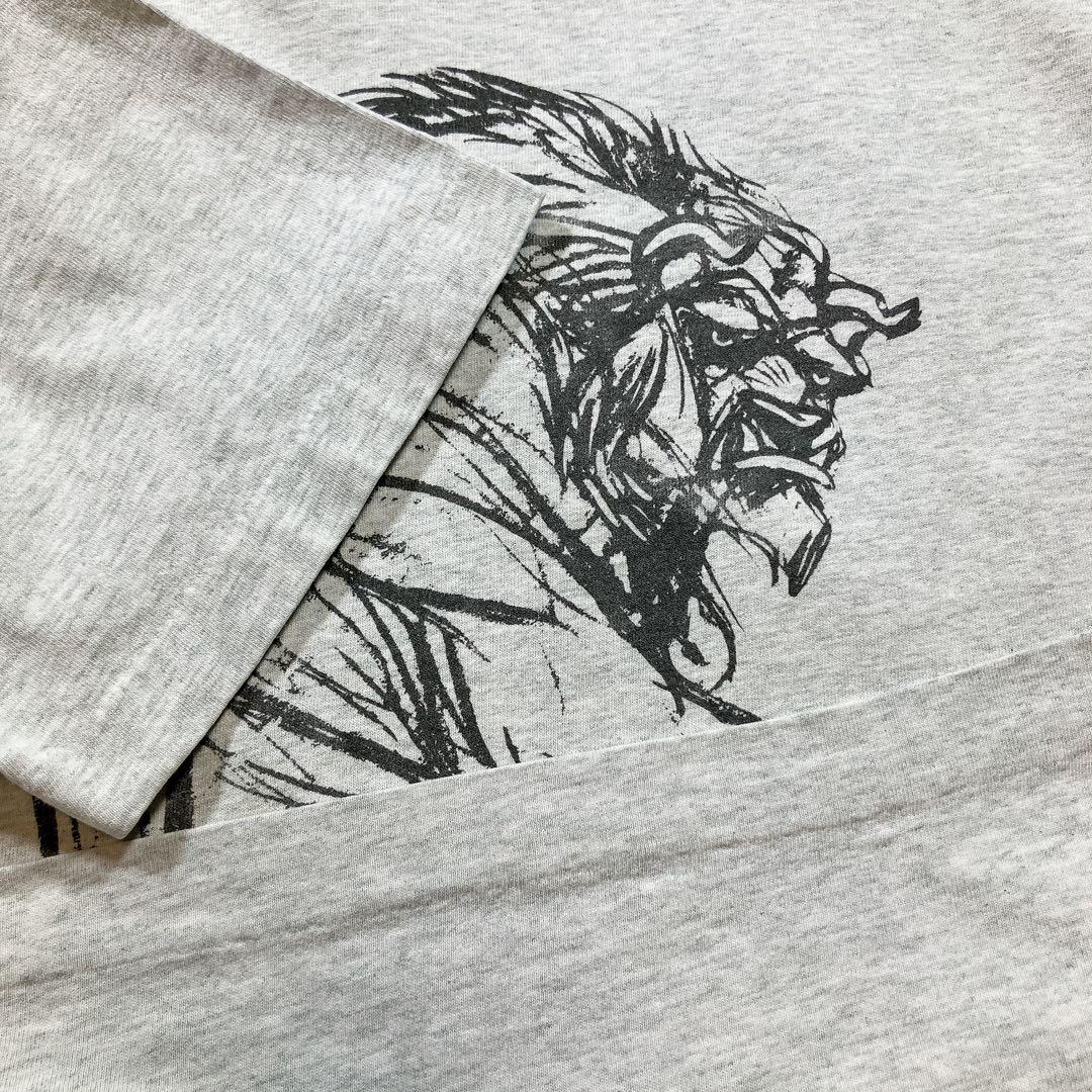 90s USA製 Disney 美女と野獣 手書きイラスト Tシャツ XL