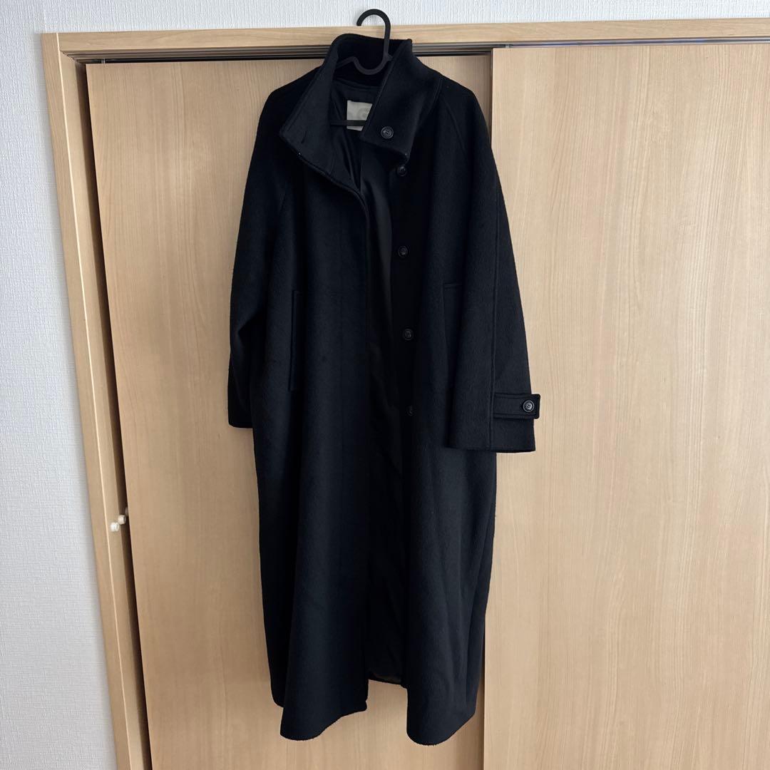 GADID ANONIEM ブラック ロングコート ハイネック