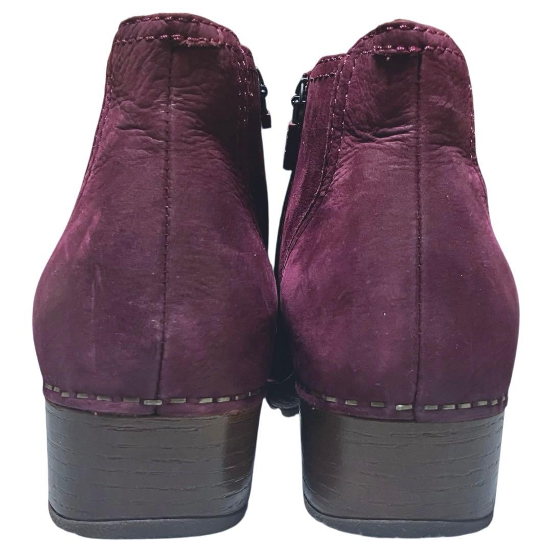 ※訳あり【美品】ダンスコ バーバラ 38 ヌバックレザー サイドジップ　人気色