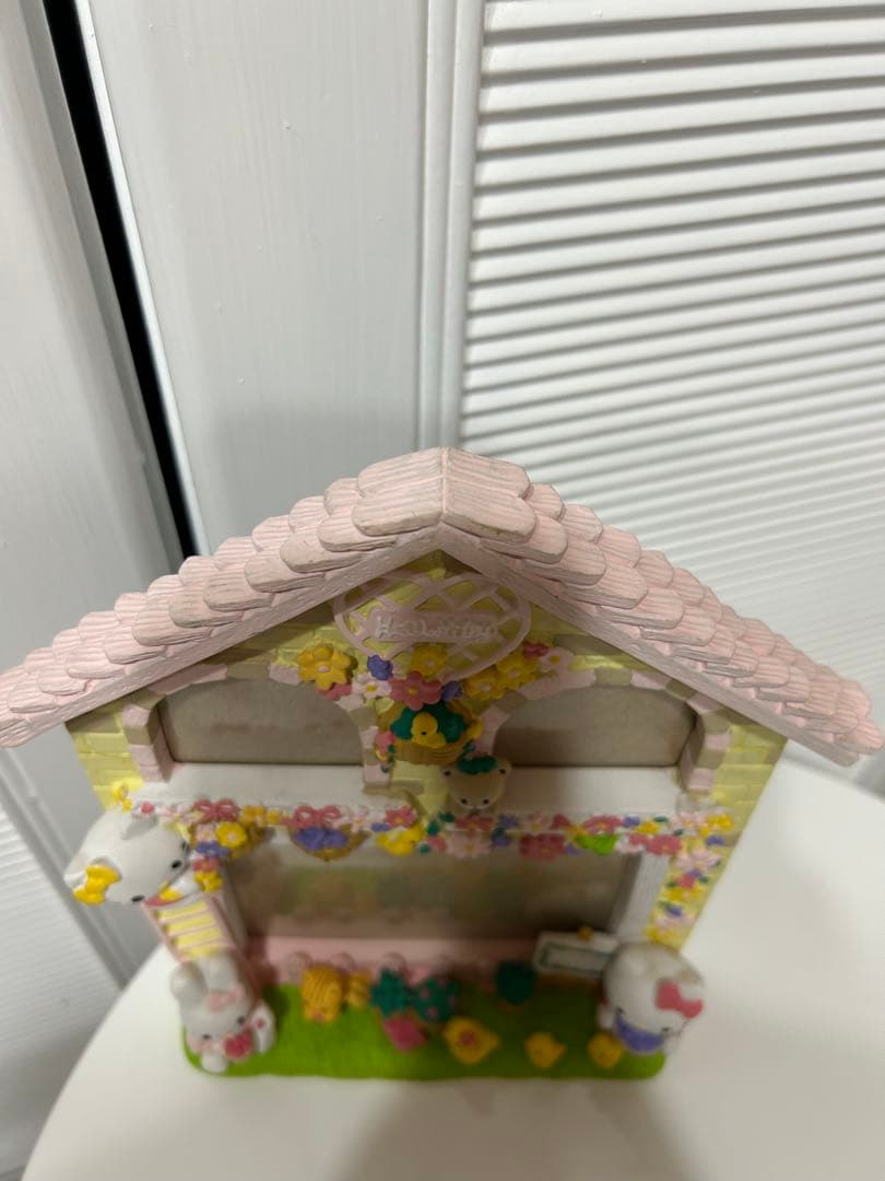 激レア☆当時物サンリオ☆ハローキティ陶器フォトスタンド☆フォトフレーム写真立て