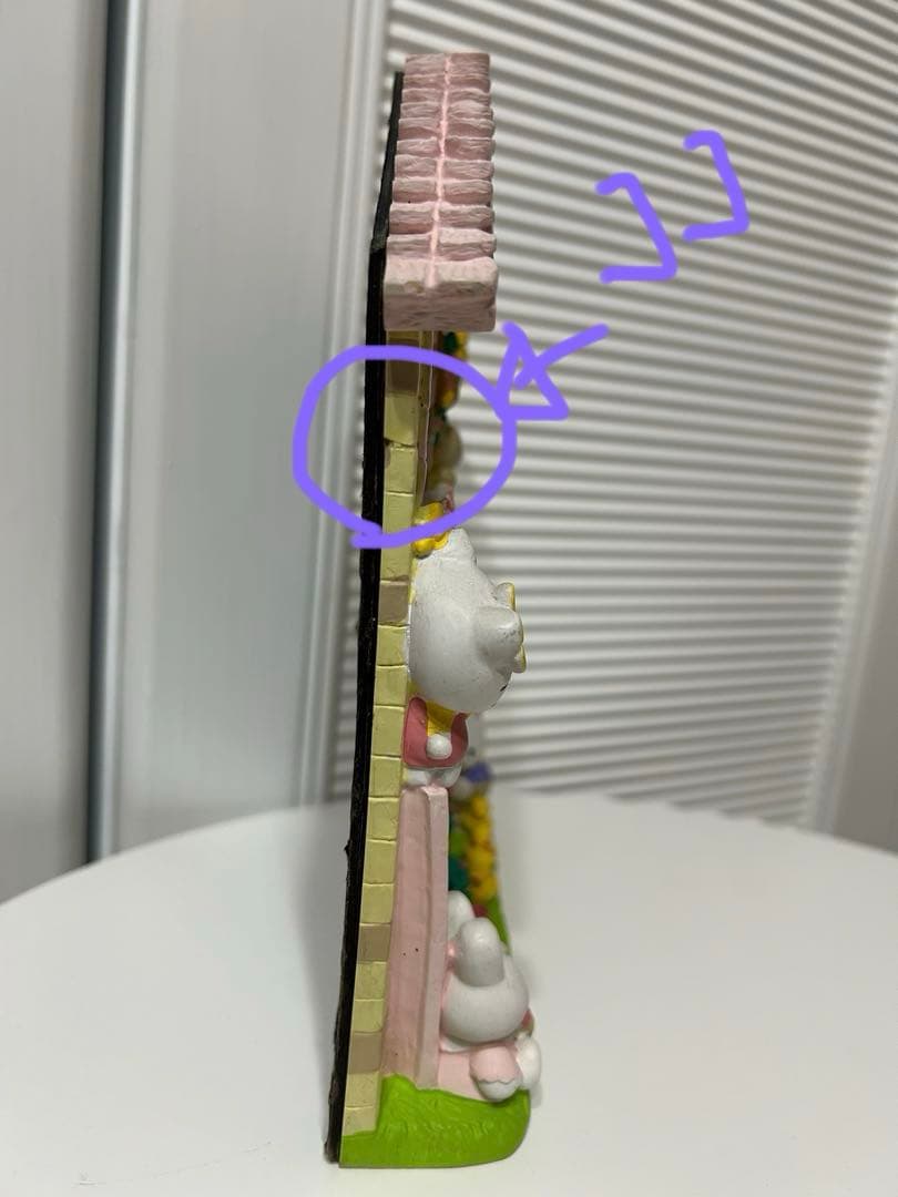 激レア☆当時物サンリオ☆ハローキティ陶器フォトスタンド☆フォトフレーム写真立て